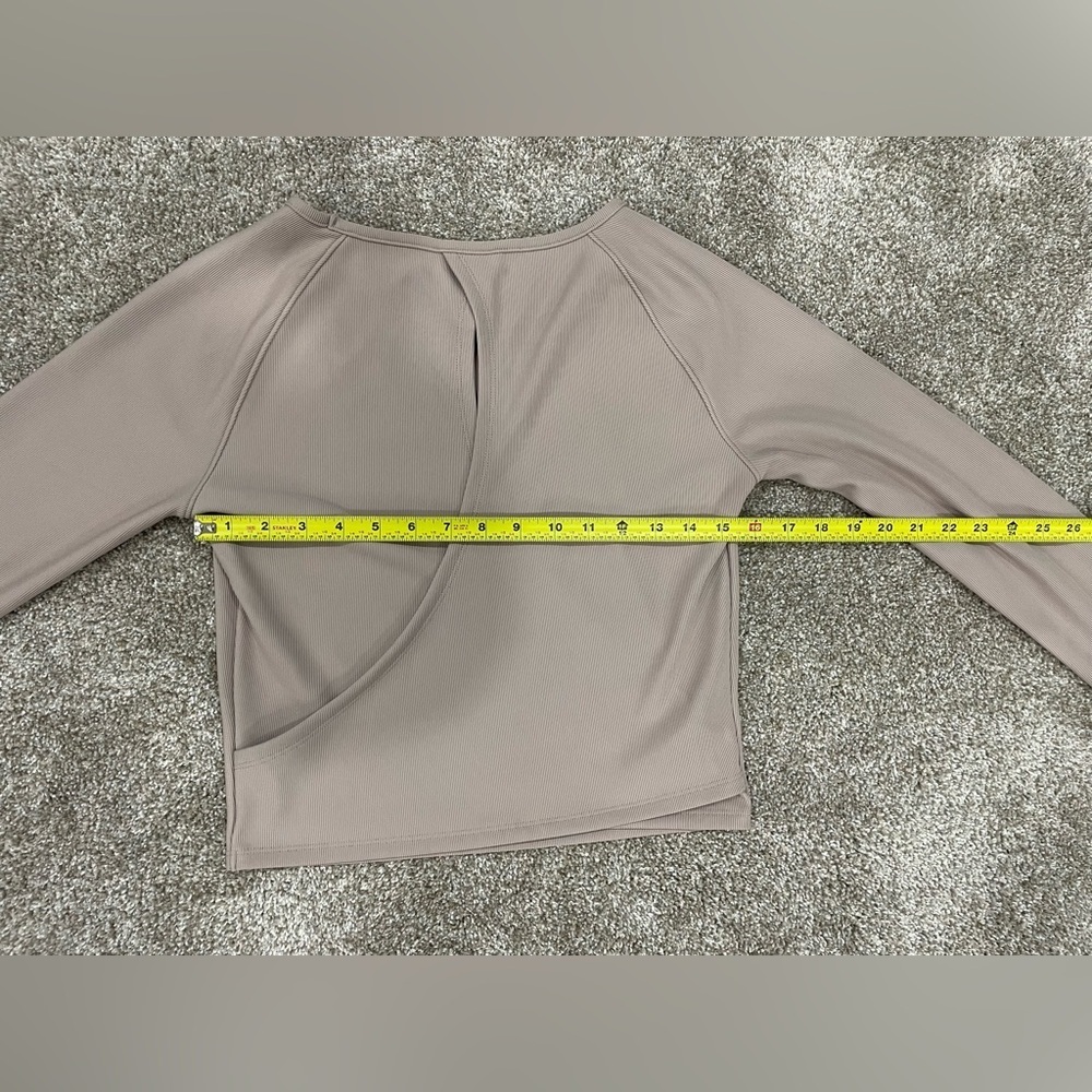 Chic Taupe Long Sleeve Top - Picture 8 of 9